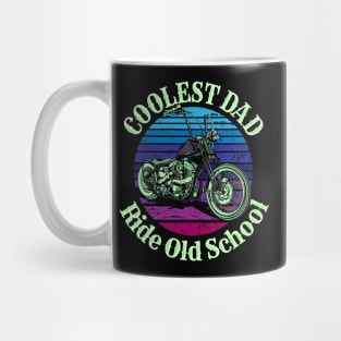 Coolest dad Ride old school Mug